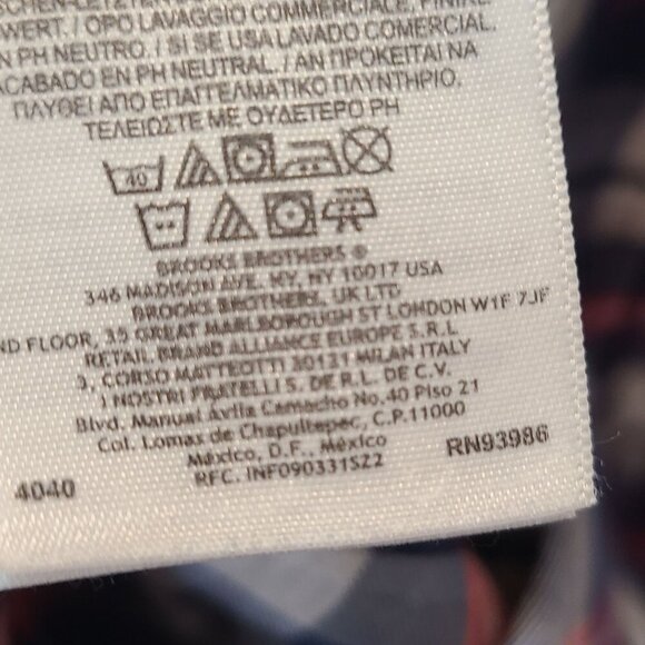 Brooks Brothers Women's Button Front Shirt Plaid Size 8 - Picture 8 of 8